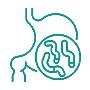 Icon symbolizing gastrointestinal tumor research.