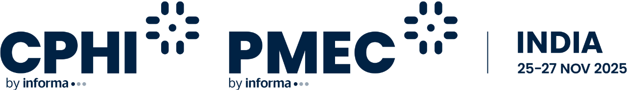 CPHI & PMEC India logo representing India’s leading pharmaceutical manufacturing, packaging, and supply chain exhibition and conference.